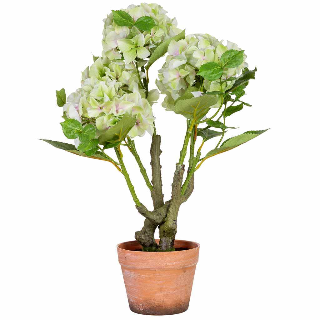 Hortensia artificial decorativa