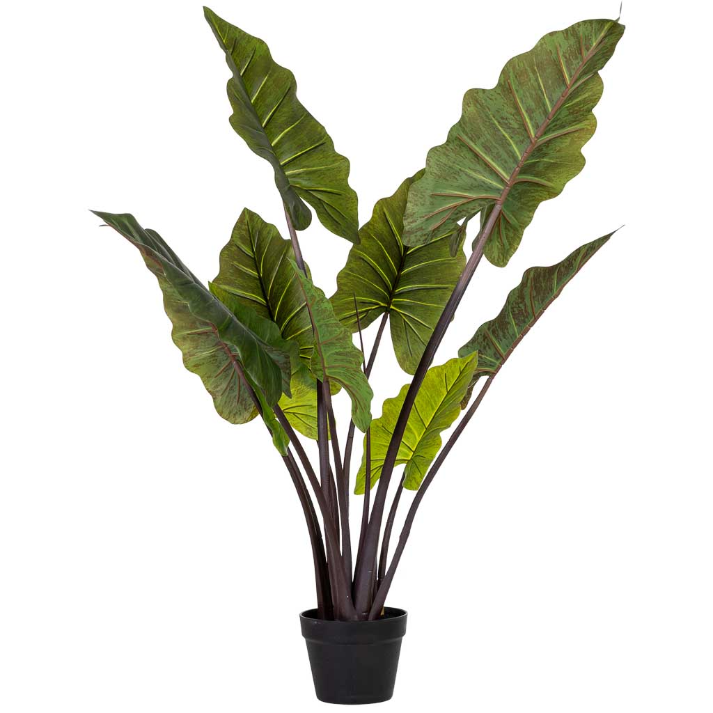 Arbol verde artificial decorativo con 11hojas
