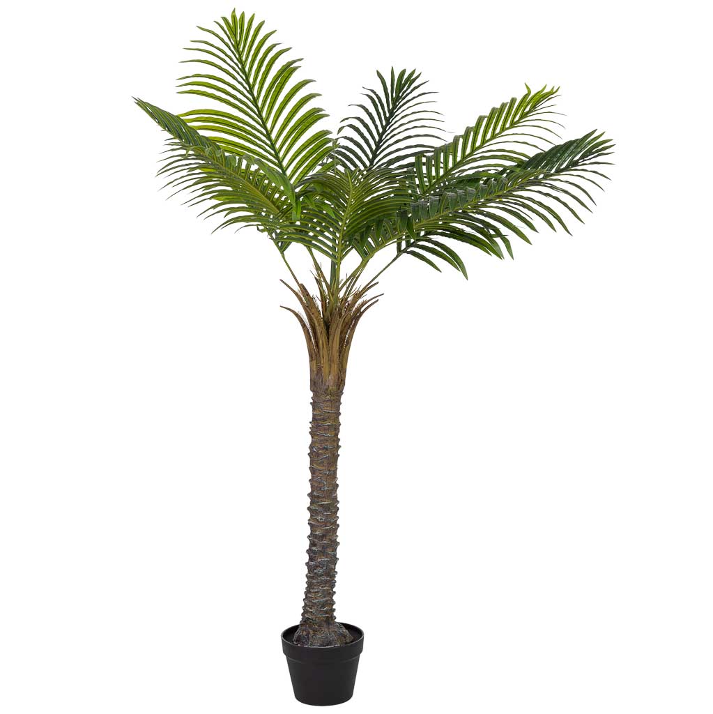 Arbol kwai verde decorativo artificial con 9 hojas