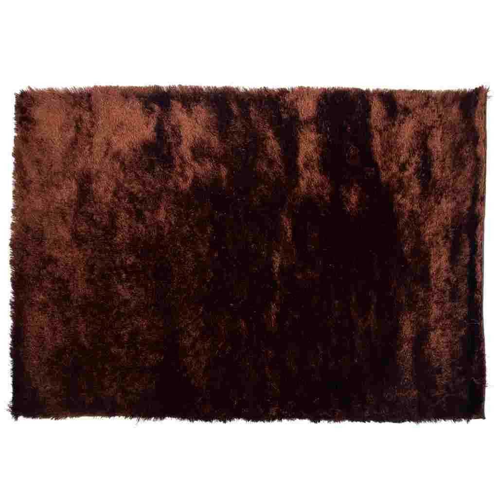 Alfombra uni marron