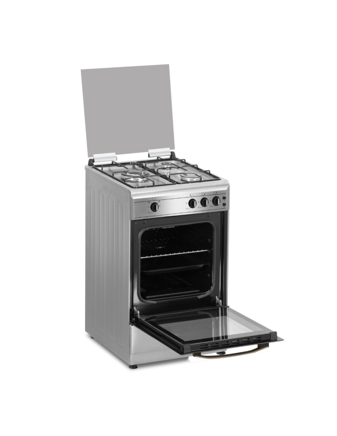 COCINA DE GAS JOHNSON 50CM 3 FUEGOS SAFE SHUT+ HORNO BUTANO IINOX - Imagen 2