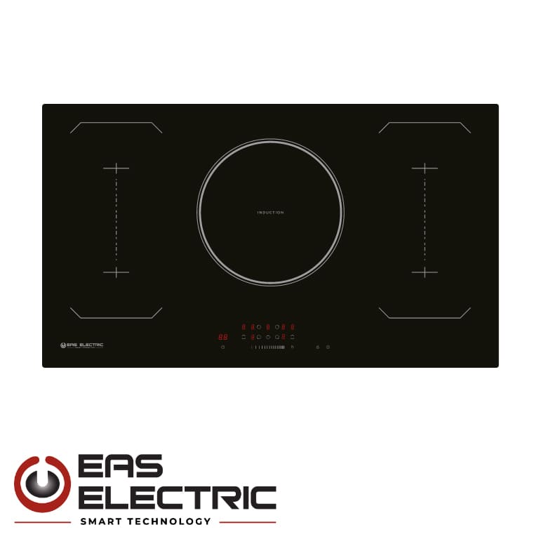 PLACA FLEXINDUCCION EAS ELECTRIC 90CM BOOSTER 5 ZONAS GIGANTE 28 CM+ 2 FLEX CONT