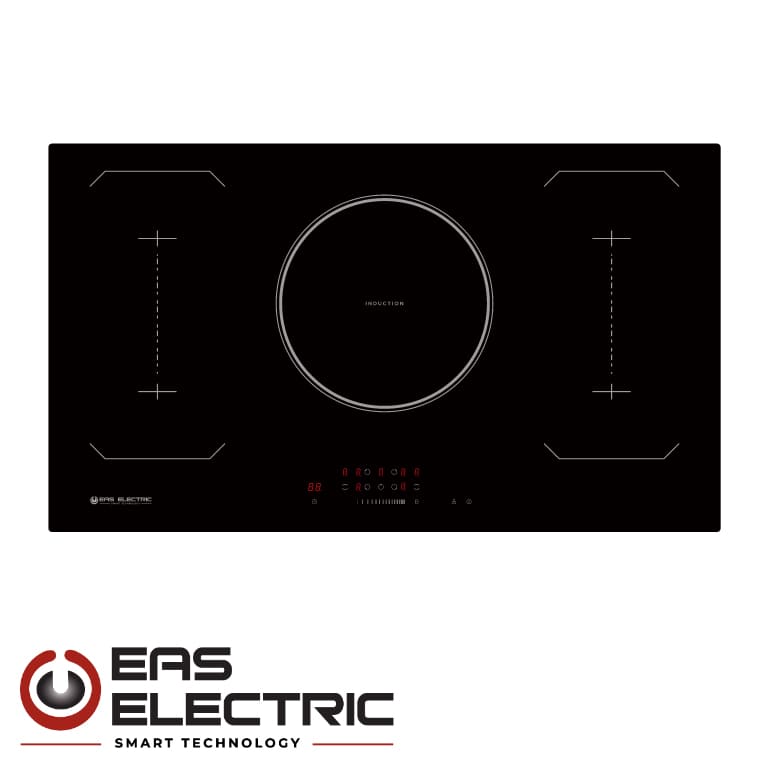 PLACA FLEXINDUCCION EAS ELECTRIC 90CM BOOSTER 5 ZONAS GIGANTE 28 CM+ 2 FLEX CONT