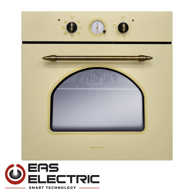HORNO RUSTICO CREMA EAS ELECTRIC MULTIFUNCION 7 FUNCIONES 56L GUÍA TELESCÓPICA C