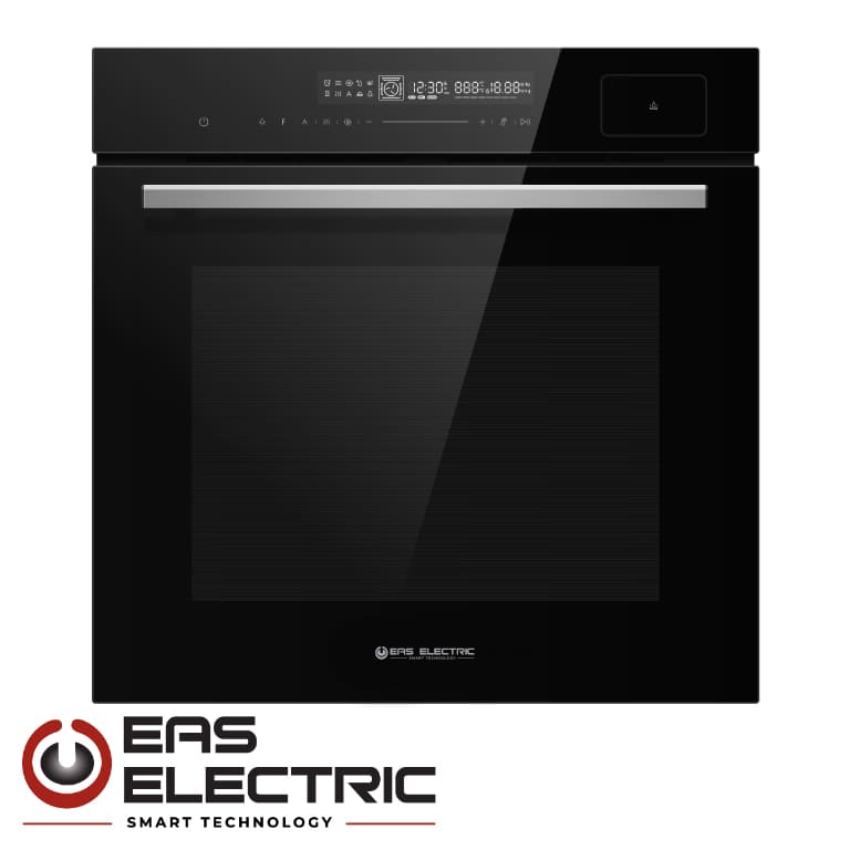 HORNO EAS ELECTRIC 72L VAPOR 13 FUNCIONES DISPLAY CRISTAL NEGRO