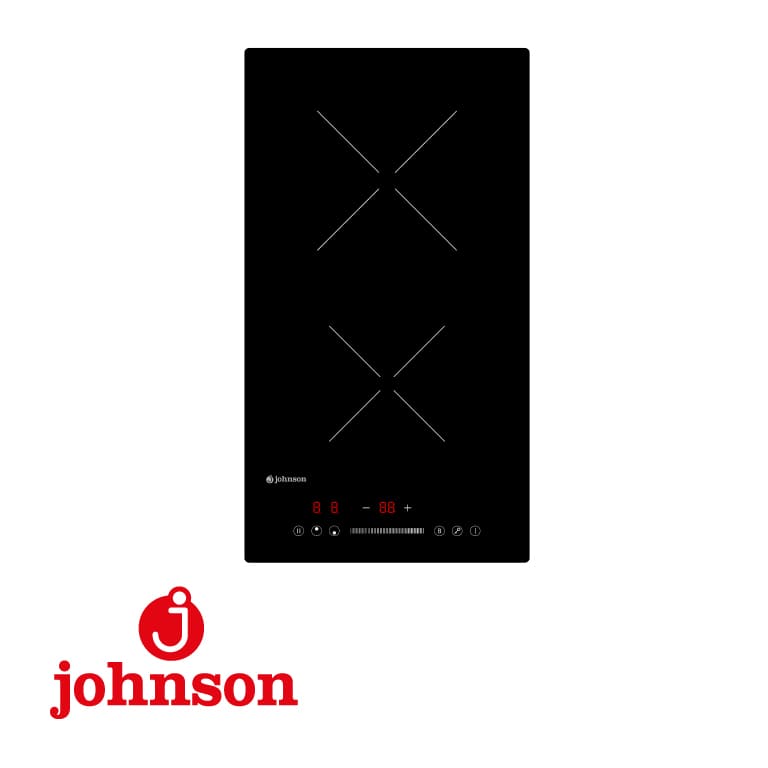 PLACA INDUCCION JOHNSON 30CM 2 ZONAS CONTROL TACTIL