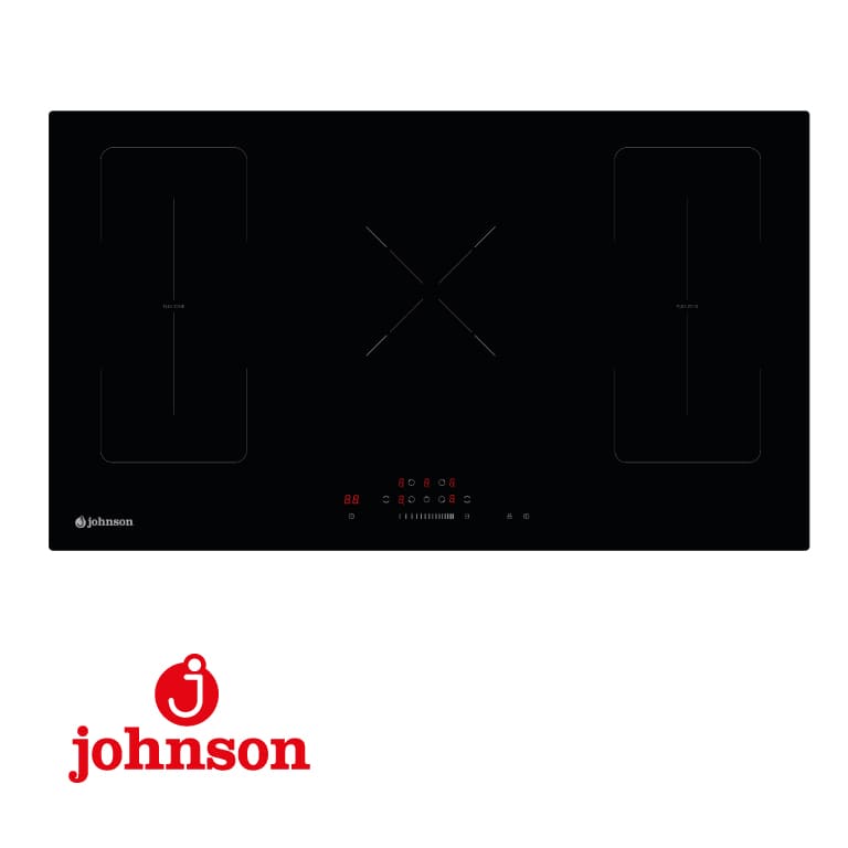 PLACA FLEXINDUCCION JOHNSON 90CM BOOSTER 5 ZONAS GIGANTE 28 CM+ 2 FLEX