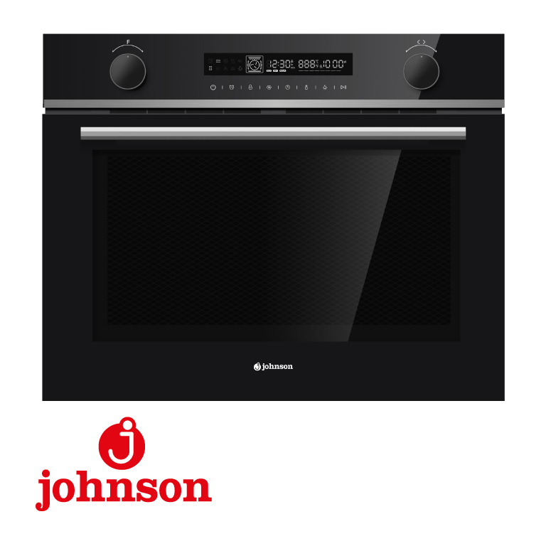 HORNO JOHNSON 45CM 50L 11 FUNCIONES DIGITAL CRISTAL NEGRO