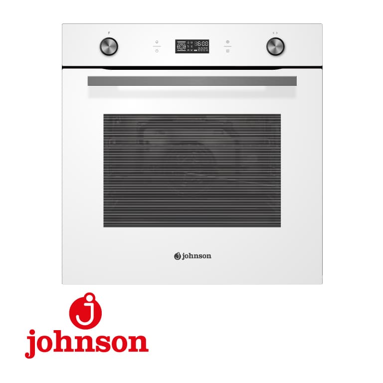 HORNO JOHNSON 70L 8 FUNCIONES MULTIFUNCION DIGITAL CRISTAL BLANCO