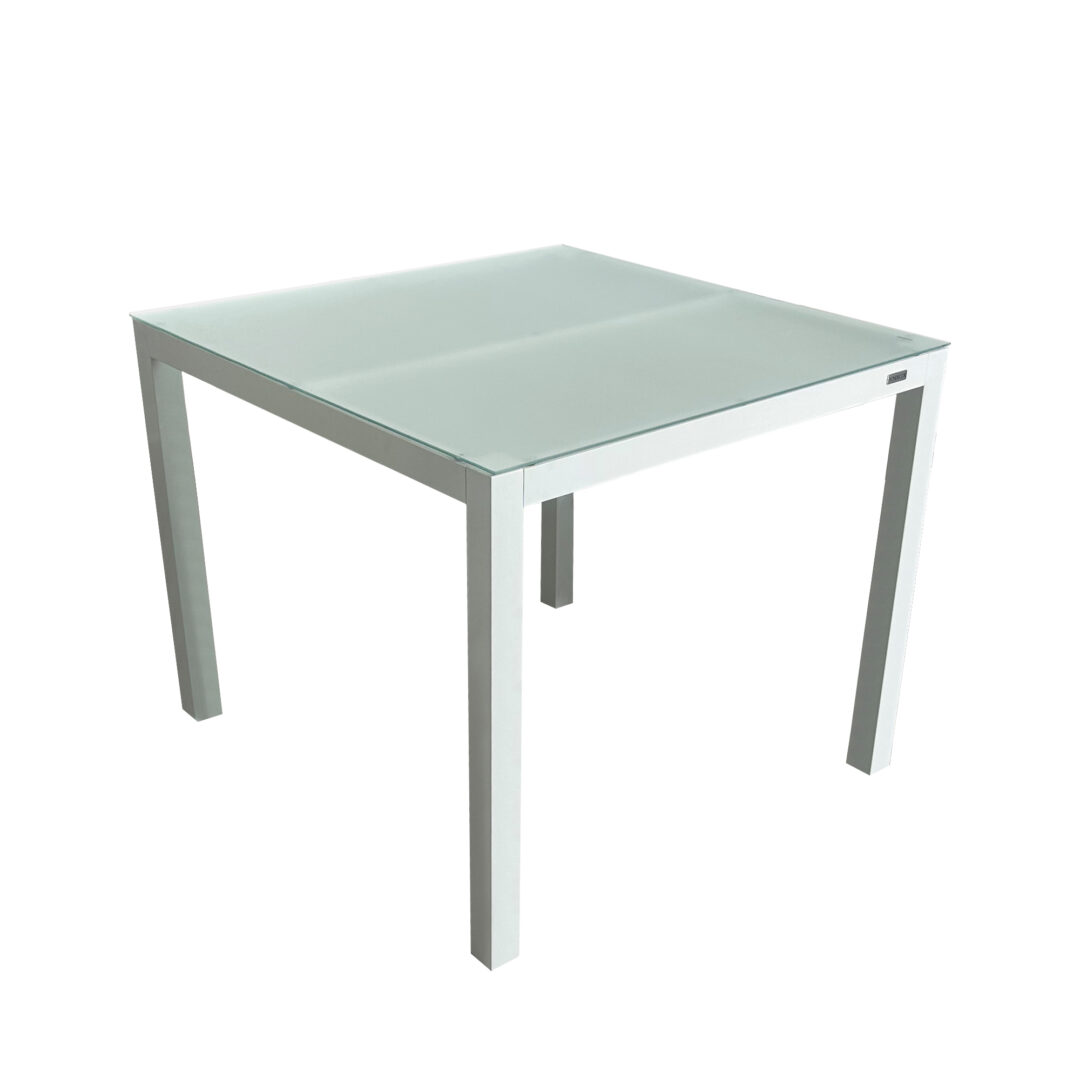 Mesa de Exterior Boreal Blanca