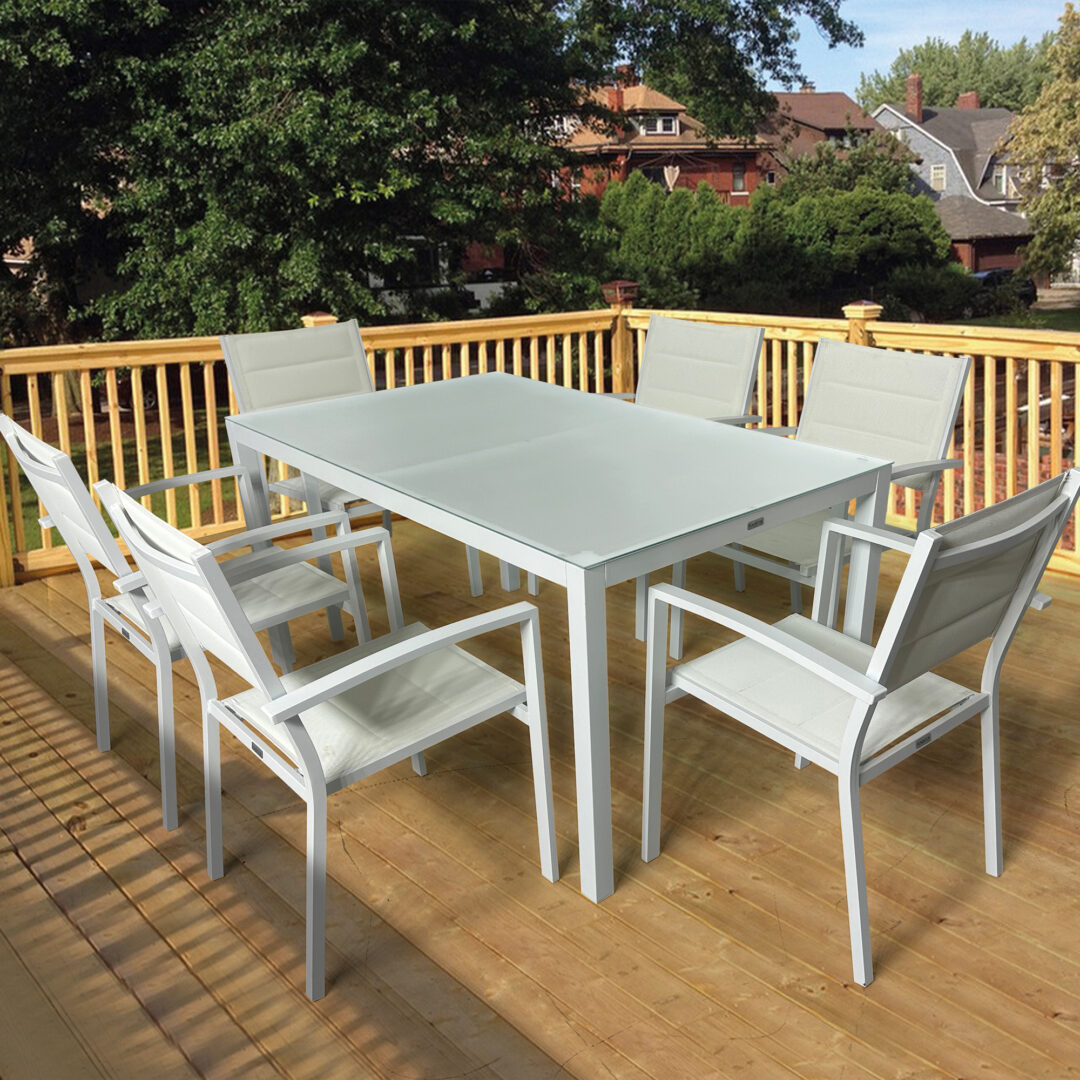 Mesa de Exterior Levante Blanca - Imagen 2