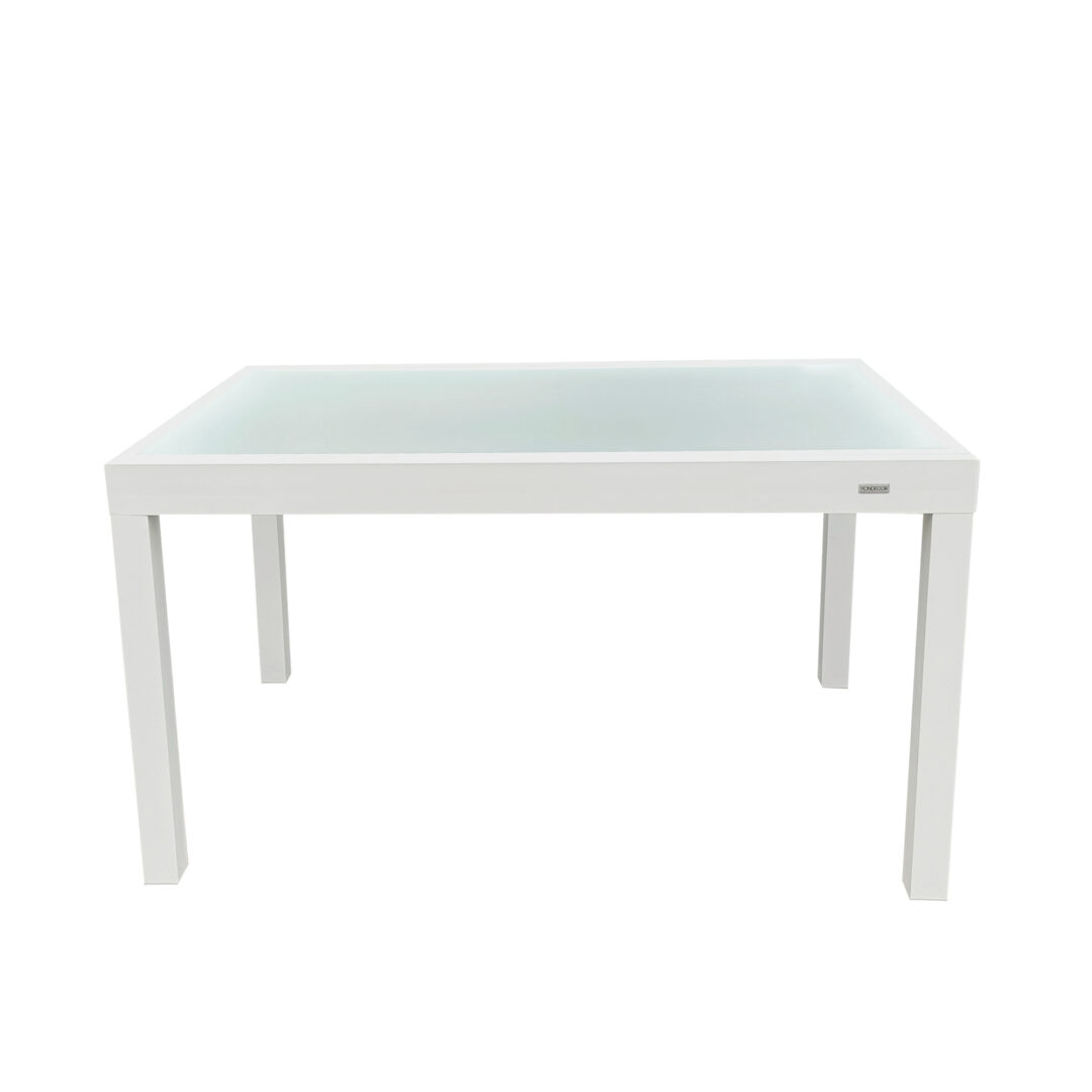Mesa Terraza Altea Extensible en Aluminio Blanco - Imagen 5
