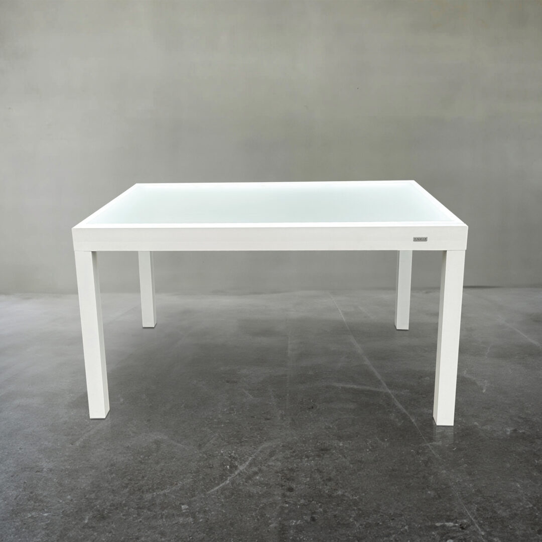 Mesa Terraza Altea Extensible en Aluminio Blanco - Imagen 3