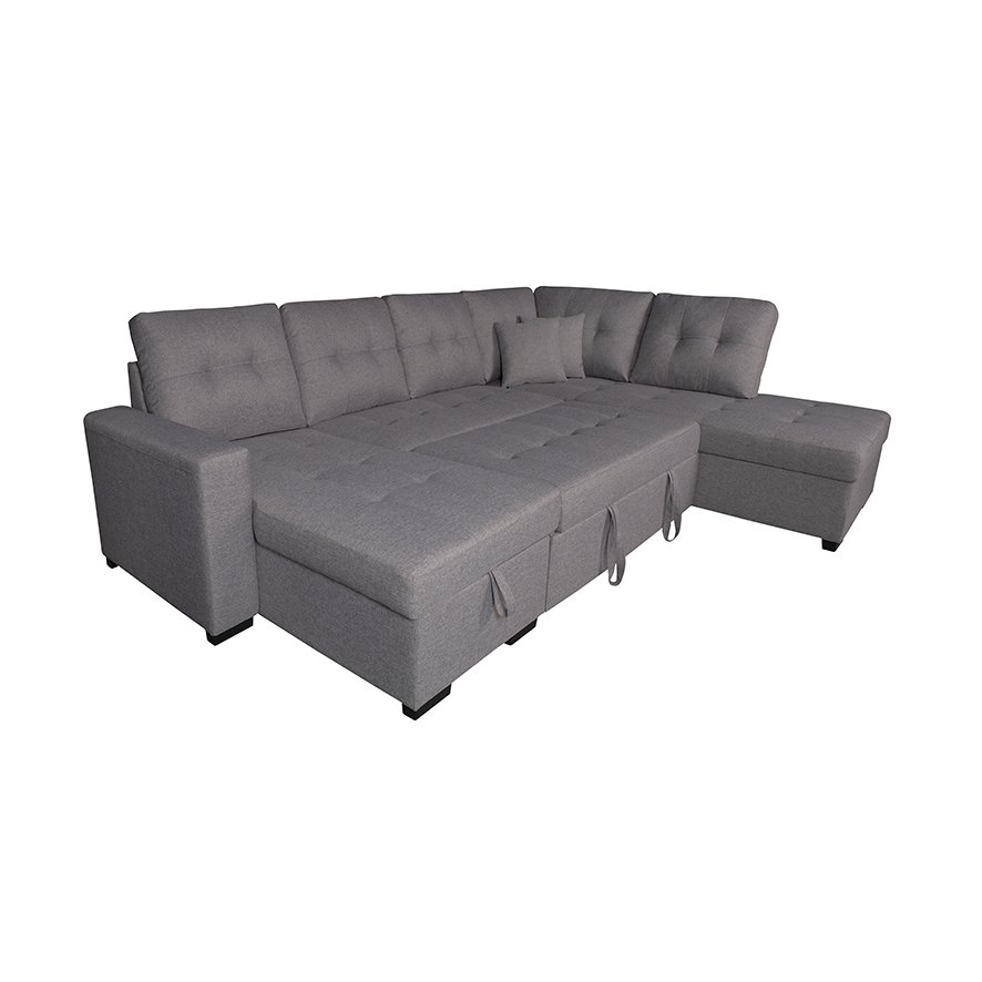 Sofá Chaise Longue Rinconera AITANA – Doble chaise longue con cama y arcón - Imagen 5