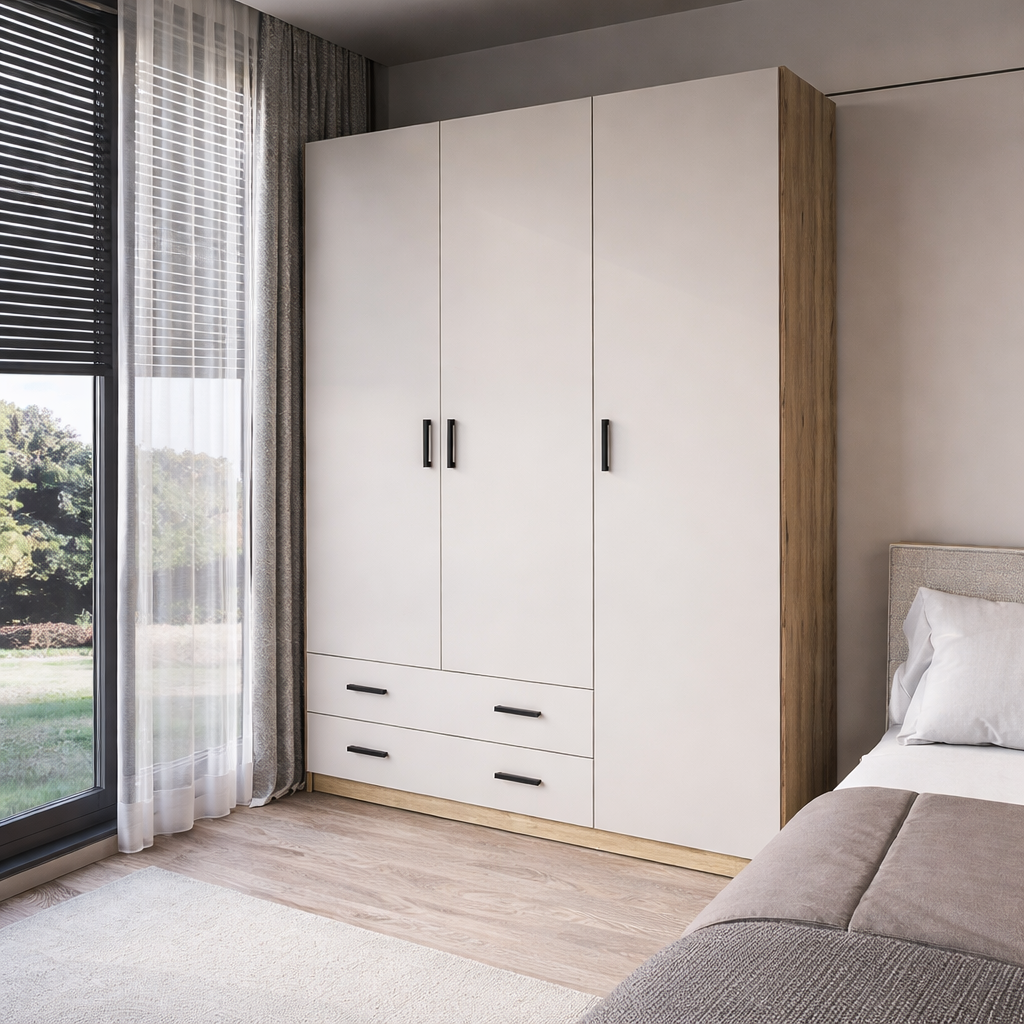 Armario ELBA 3 Puertas con Cajones