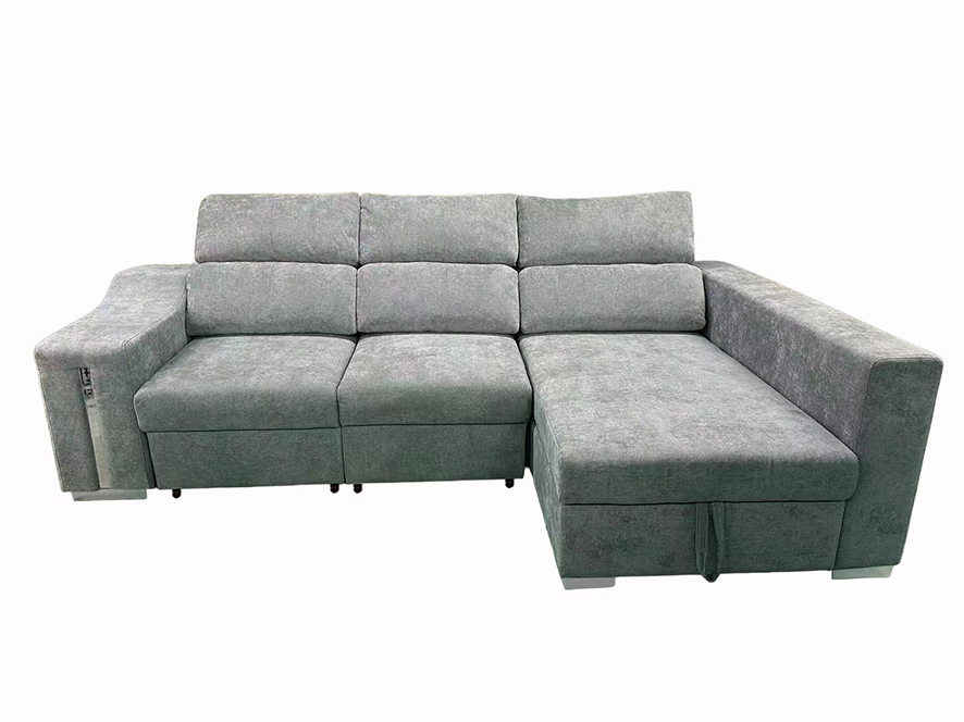 Sofá Chaise Longue Cama Menua Gris - Imagen 4